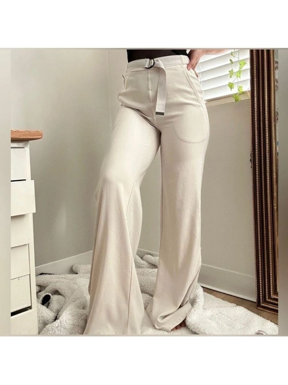 NIKE City Ready Cargo Pants High Waist Wide Leg Flare Streetwear